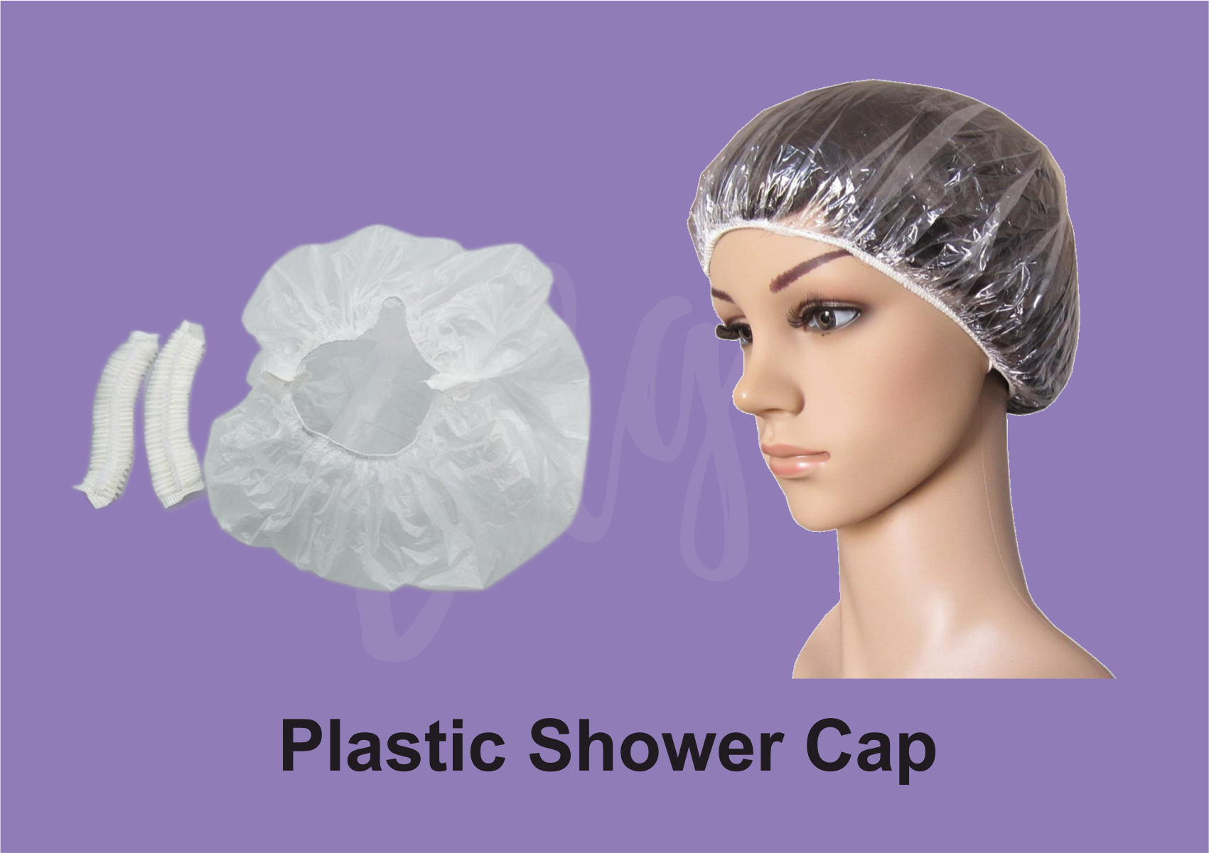 Shower Caps, Waterproof EVA Plastic Shower Cap,Waterproof Bath Caps,Elastic  Reusable Bathing Hair Cap,Elastic Band Bath Hair Hat for Women Ladies Spa  Salon (3 pcs polka dot pattern)